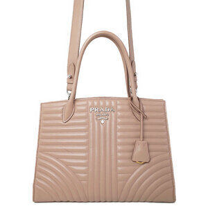 Prada Diagram Leather Handbag